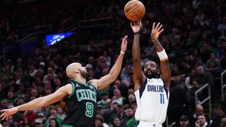 2024 NBA Finals Game 1 best bets: Underdog Mavericks, furious first half (NBA). Photo by David Butler II, USA TODAY Sports