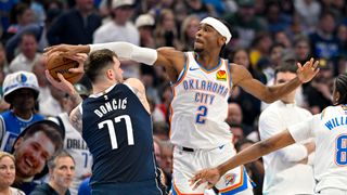 Mavericks vs. Thunder Game 5 player prop: SGA’s block party (NBA). Photo by Jerome Miron, USA TODAY Sports