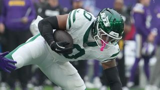 Week 6 Fantasy Flames running back: Braelon Allen vs. Bills (Fantasy Football). Photo by Kirby Lee, Imagn Images