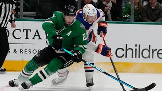 Oilers vs. Stars Game 1 prediction and player prop (NHL). Photo by Chris Jones, USA TODAY Sports