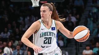 WNBA prop bets: Sabrina Ionescu, Liberty vs. Sparks (WNBA). Photo by Wendell Cruz, USA TODAY Sports