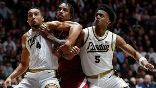 Purdue vs. Marquette best bet (College Basketball). Photo by Alex Martin, Journal and Courier, USA TODAY NETWORK via Imagn Images
