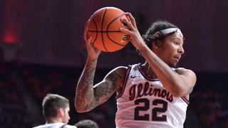 Arkansas vs. Illinois best bet (College Basketball). Photo by Ron Johnson, Imagn Images