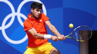 Novak Djokovic vs. Carlos Alcaraz: Olympic men’s gold medal match prediction (Olympics). Photo by Amber Searls, USA TODAY Sports