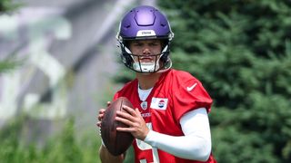 Minnesota Vikings 2025 forecast: J.J. McCarthy breakout (NFL). Photo by Matt Krohn, Imagn Images