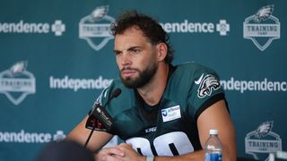 Philadelphia Eagles 2025 forecast: Goedert sleeping under the stars (NFL). Photo by Kyle Ross-Imagn Images