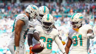 MNF Primetime Props: An Achane plan (NFL). Photo by Rich Storry-Imagn Images