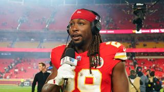 The Fade Five Podcast - On the Hunt  (NFL). Photo by Denny Medley-Imagn Images